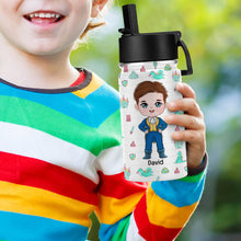 Load image into Gallery viewer, Personalized Kids Tumbler - Empowering Affirmations Design Kid Tumbler PopCulturePrints
