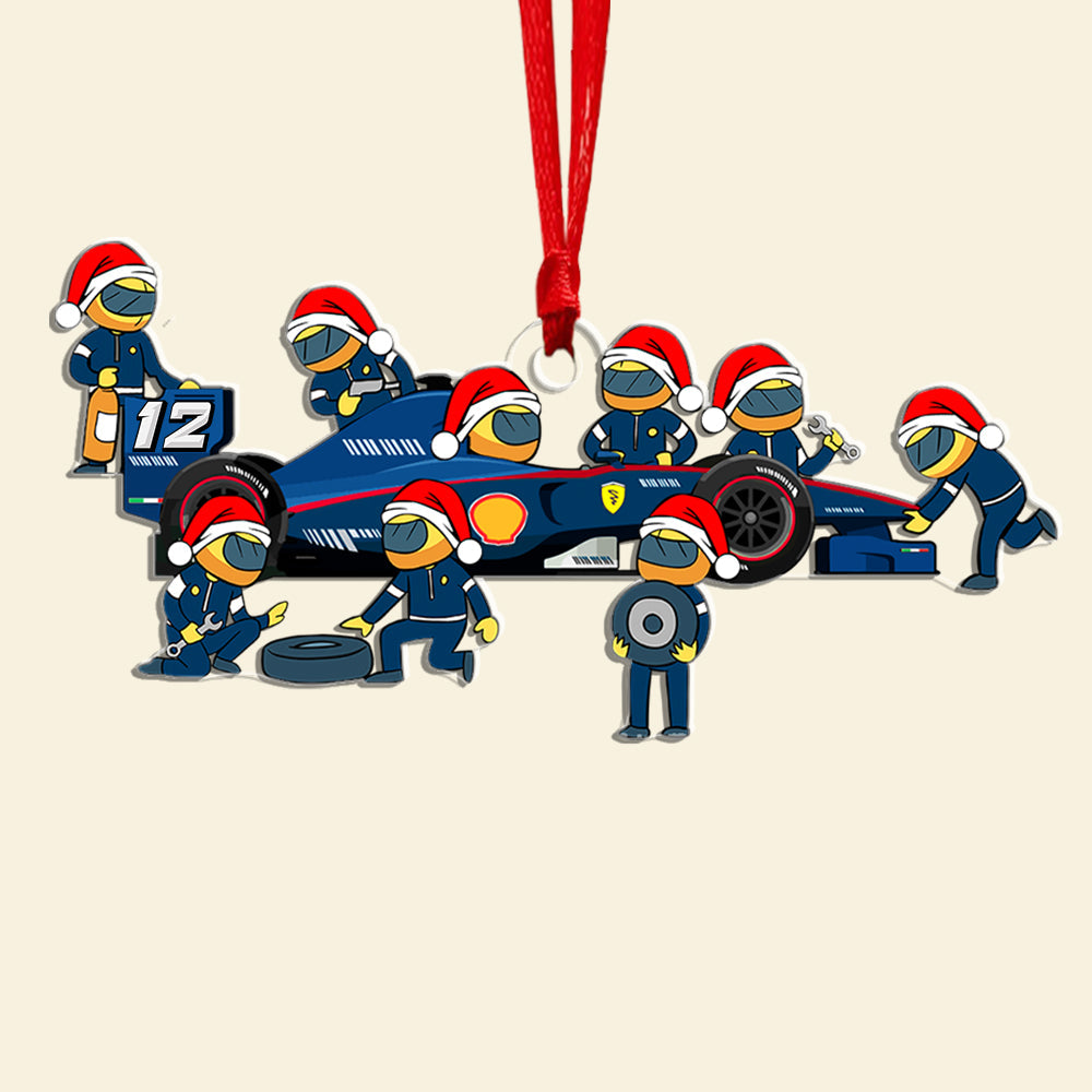 Custom Racing Team Christmas Ornament Ornament PopCulturePrints