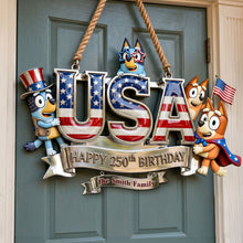 Load image into Gallery viewer, Celebrate Freedom with Style – USA 250th Anniversary Acrylic Sign - Personalized Gifts for Patriots
