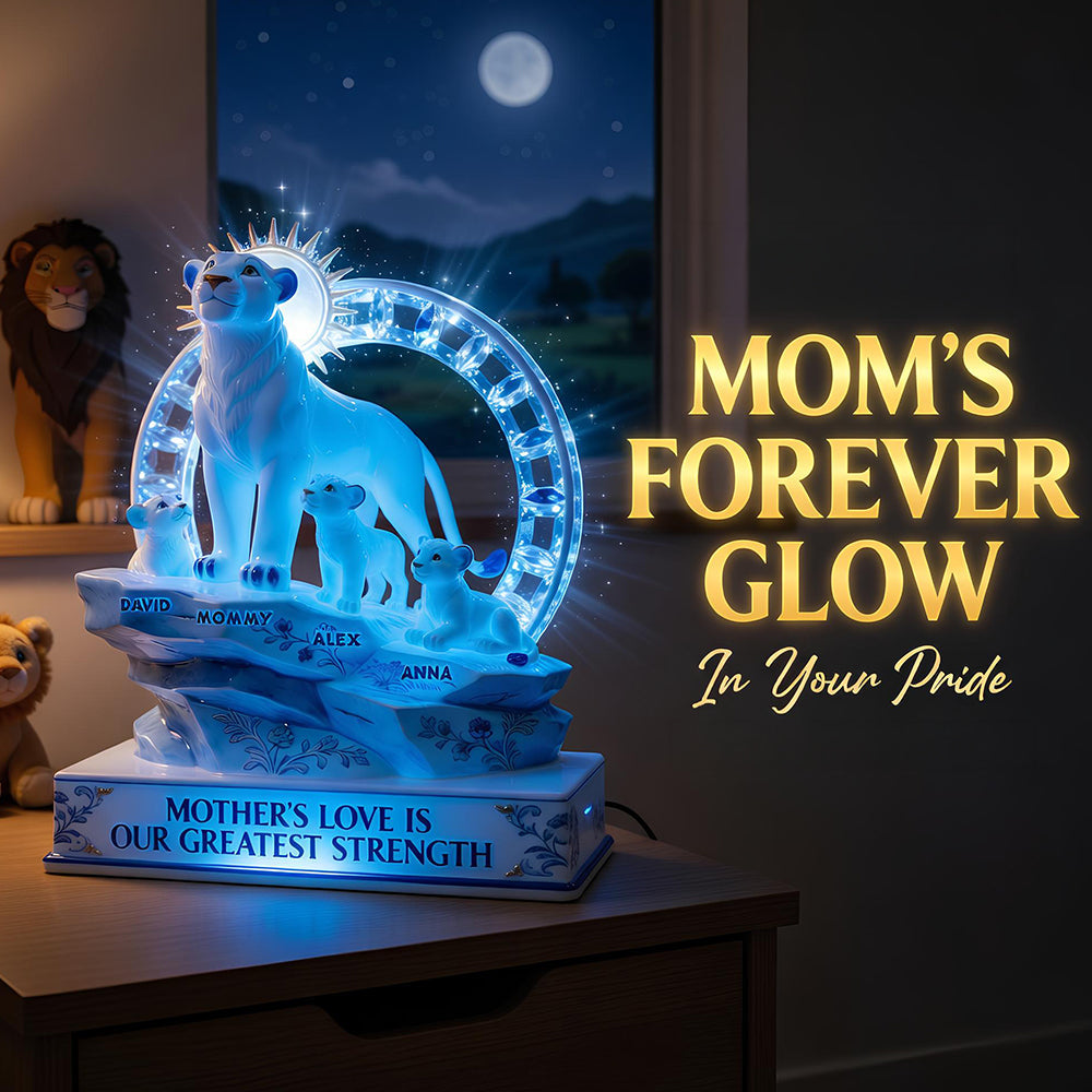 Mom's Love Shines Bright - Personalized Light Box for Moms, Grandma & More Light Box PopCulturePrints