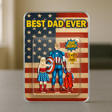 Load image into Gallery viewer, Best Dad Ever - Personalized Acrylic Plaque Gift for Dad, Grandpa, &amp; More Shaped Plaques PopCulturePrints
