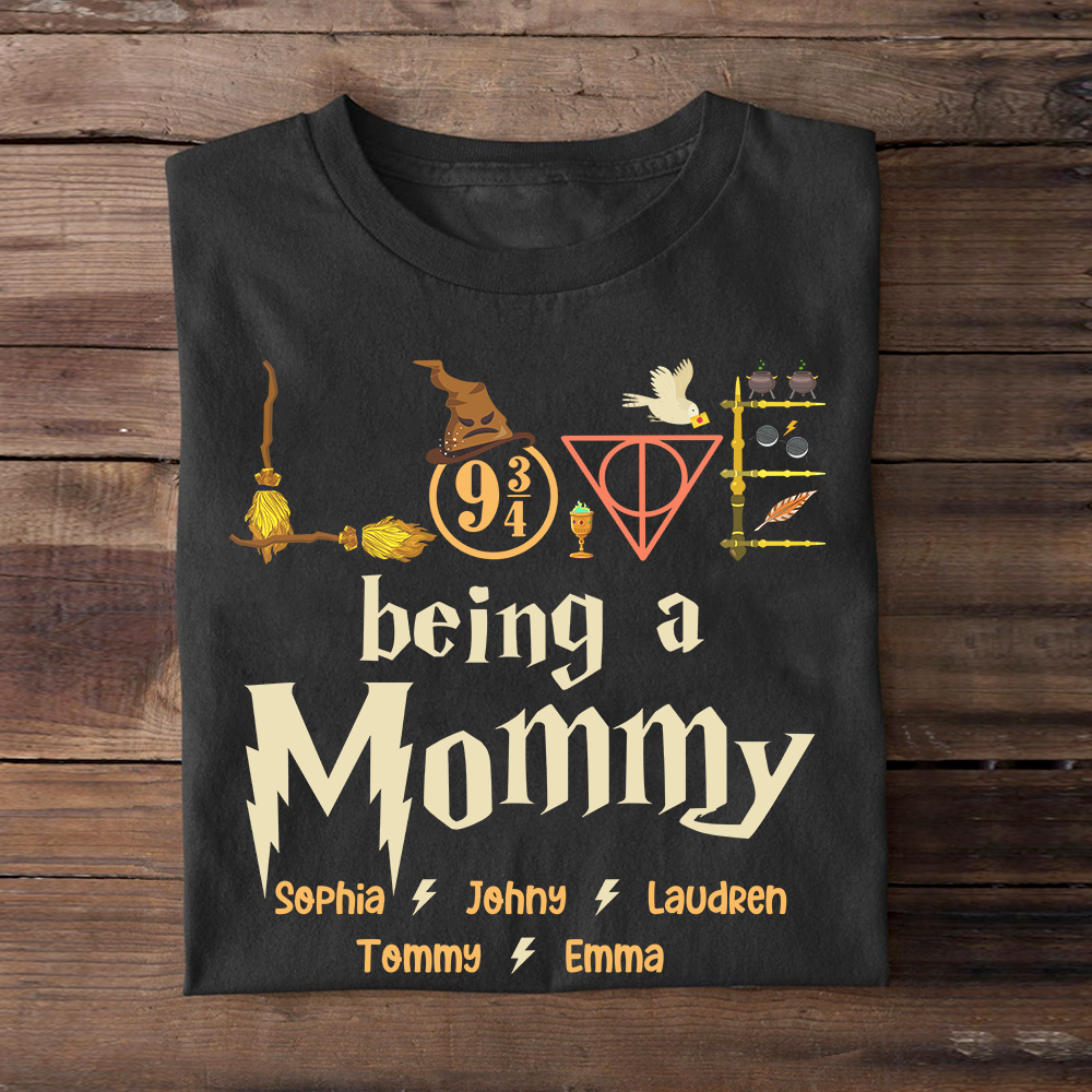 Harry Potter-Themed Personalized Mommy T-Shirt