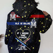 Load image into Gallery viewer, Personalized Couples 3D Hoodie - Galactic Love Edition
