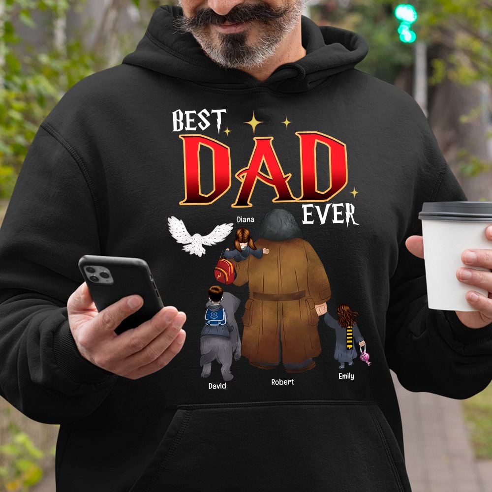 Personalized Best Dad Ever Harry Potter Themed T-Shirt