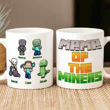 Load image into Gallery viewer, Personalized Mama of the Miners Coffee Mug - Custom Gift for Moms Coffee Mug PopCulturePrints
