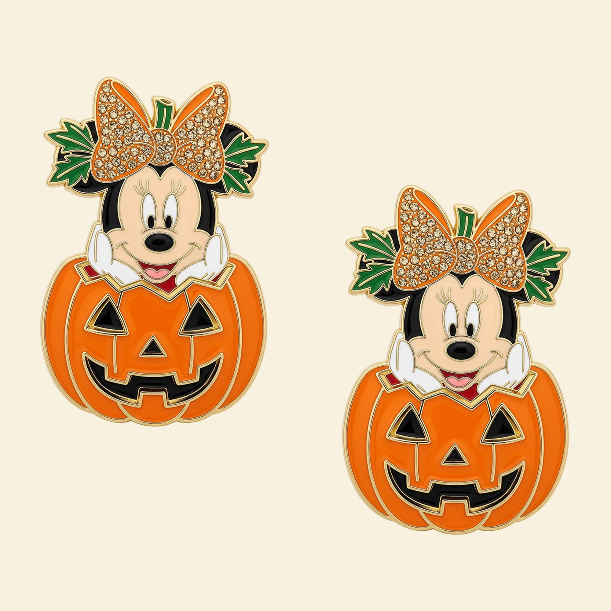 “Spooktacular Delight!” Custom Halloween Cute Stud Earrings - Personalized Gifts for Fans Earrings PopCulturePrints