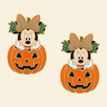 Load image into Gallery viewer, “Spooktacular Delight!” Custom Halloween Cute Stud Earrings - Personalized Gifts for Fans Earrings PopCulturePrints
