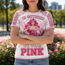 Load image into Gallery viewer, In October We Wear Pink - Personalized 3D Shirt for Cancer Awareness

