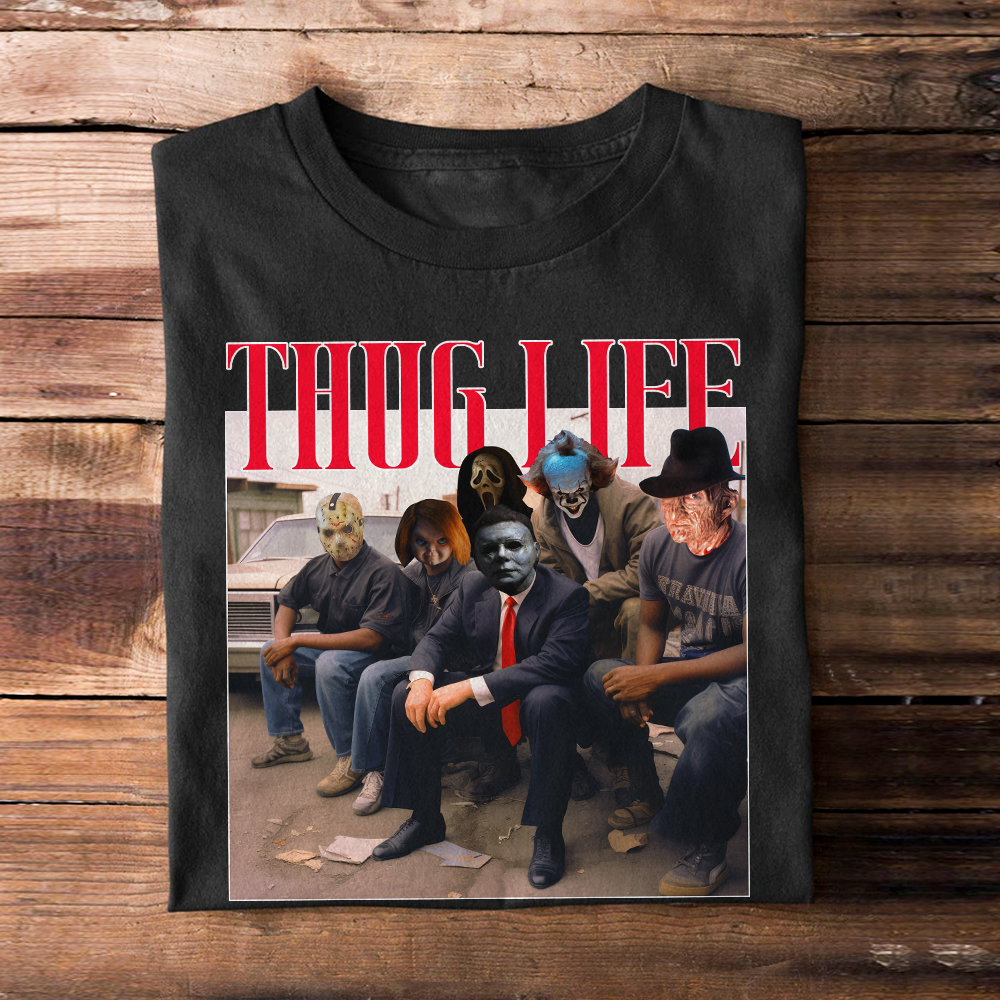 Thug Life - Halloween Horror Icons Shirt