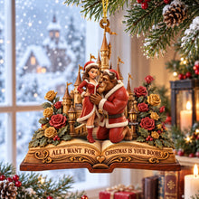Load image into Gallery viewer, Playful Couple Romance Ornament - A Personalized Christmas Gift for Couples
