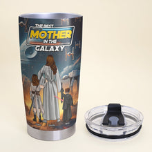 Load image into Gallery viewer, The Best Mother in the Galaxy - Personalized Tumbler for Mom Tumbler Cup PopCulturePrints

