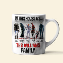 Load image into Gallery viewer, Customizable Horror Movie Character Family Mug Coffee Mug PopCulturePrints
