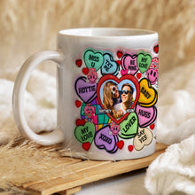 Load image into Gallery viewer, Personalized 3D Inflated Coffee Mug - &#39;Miss You My Love&#39; for Couples Coffee Mug PopCulturePrints
