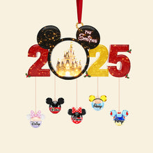Load image into Gallery viewer, Celebrate Family Togetherness with Our Personalized Family Acrylic Christmas Ornament Ornament PopCulturePrints
