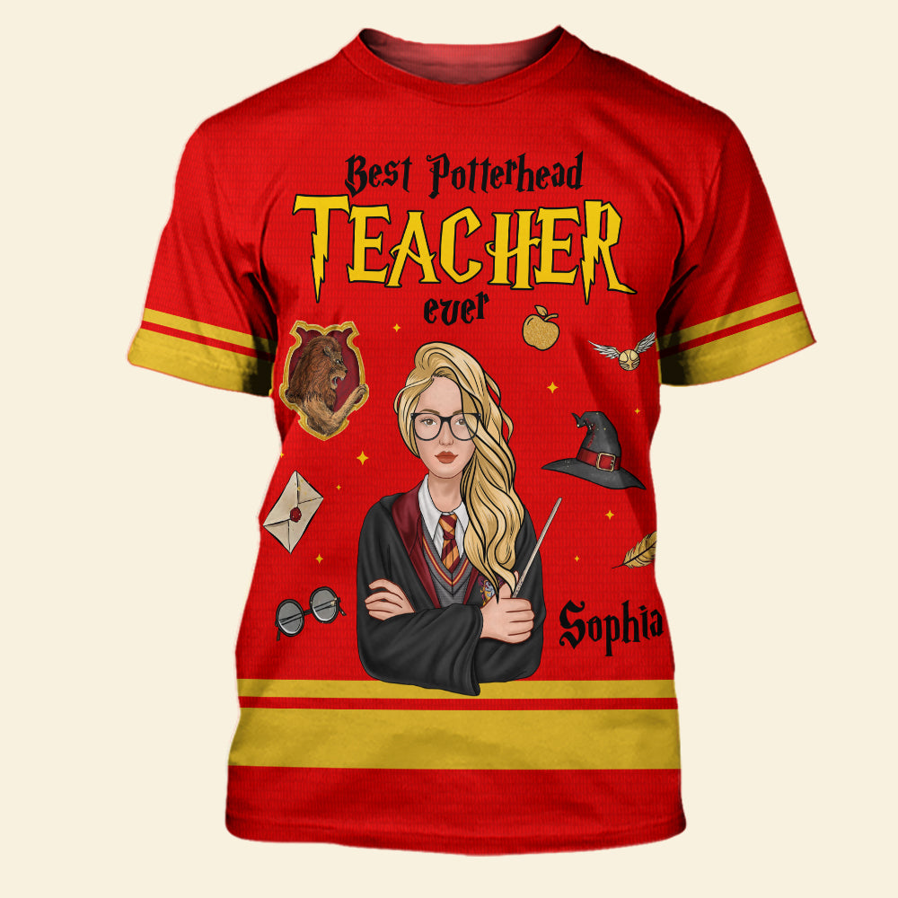 Customized Best Potterhead Teacher Ever T-Shirt