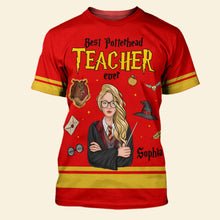 Load image into Gallery viewer, Customized Best Potterhead Teacher Ever T-Shirt
