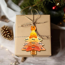 Load image into Gallery viewer, Celebrate Family Togetherness with Our Personalized Glass Family Tree Ornament - Unique Custom Gift for Families and Friends Ornament PopCulturePrints
