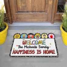 Load image into Gallery viewer, Personalized Peanuts Welcome Doormat
