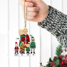 Load image into Gallery viewer, Custom Couple&#39;s Valentine&#39;s Day Gifts - Holiday Acrylic Ornaments - Personalized Gifts Ornament PopCulturePrints
