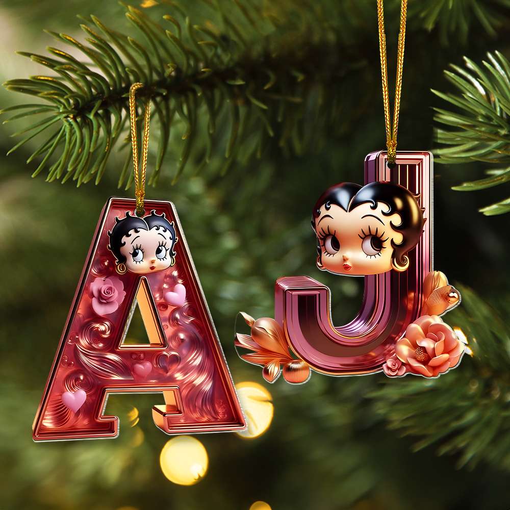 Personalized Alphabet Ornament for Movie Fans - Christmas Edition Ornament PopCulturePrints