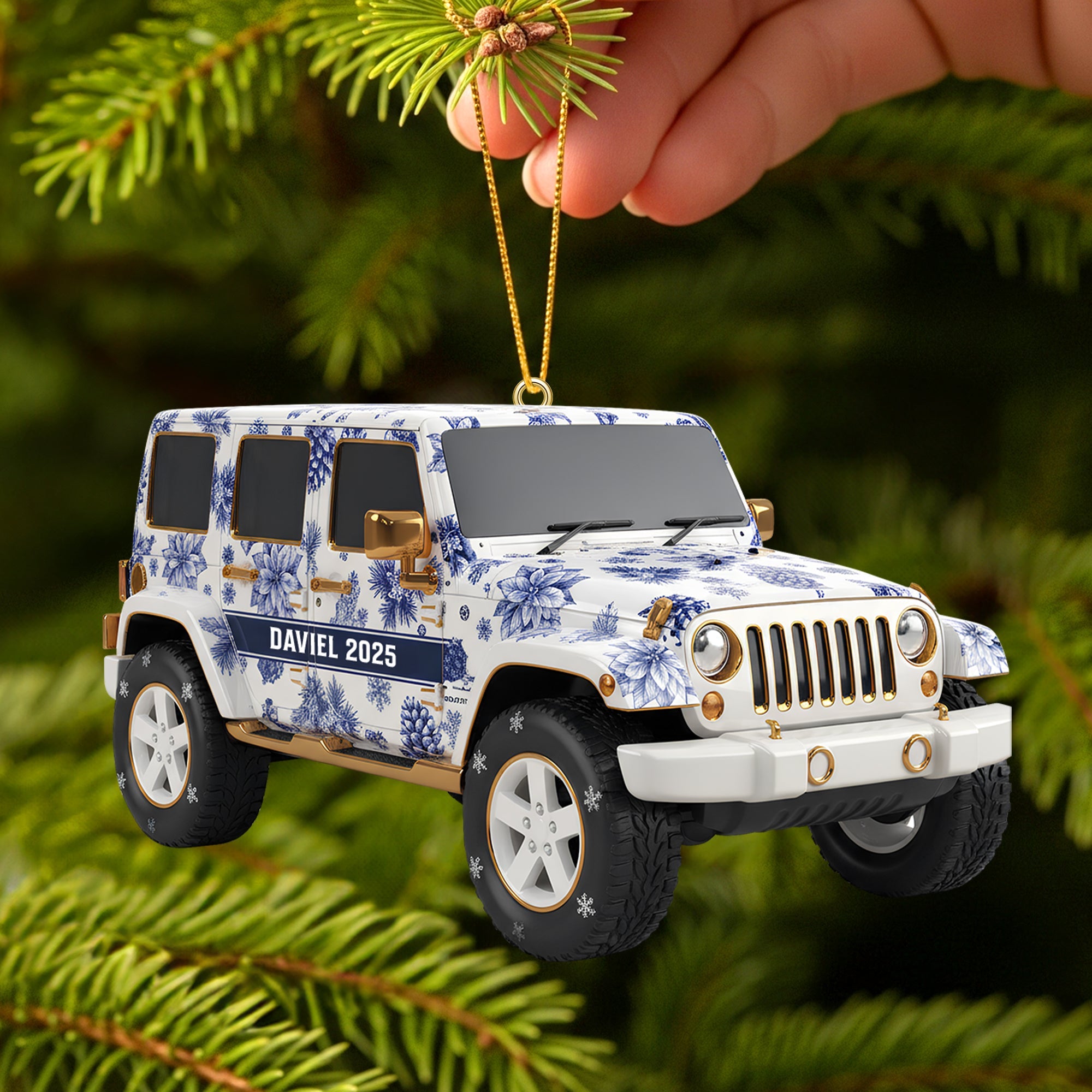 "Drive Your Passion!" Personalized Off-road Car Lovers Acrylic Ornament Ornament PopCulturePrints