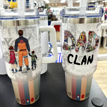 Load image into Gallery viewer, Personalized Anime Dad Tumbler - Custom Father&#39;s Day Gift Tumbler Cup PopCulturePrints
