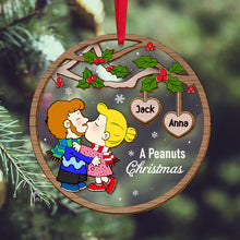 Load image into Gallery viewer, Personalized Peanuts Christmas Couple Ornament
