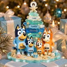 Load image into Gallery viewer, Puppy Family - Personalized Christmas Gift Ornament
