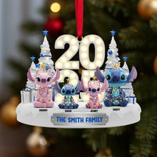 Load image into Gallery viewer, &quot;Celebrate Family Togetherness with Our Personalized 2025 Christmas Ornament - Custom Gift for All Family Members&quot; Ornament PopCulturePrints
