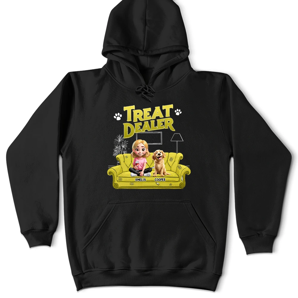 Treat Snack Dealer - Personalized T-Shirt for Dog Lovers T-shirt PopCulturePrints