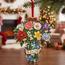 Load image into Gallery viewer, Celebrate Your Family's Love: Personalized Family Birth Month Flower Ornament - Unique Gift Idea for Loved Ones
