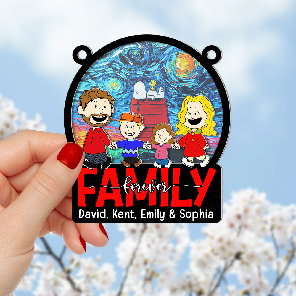 Personalized Family Forever Hanging Ornament