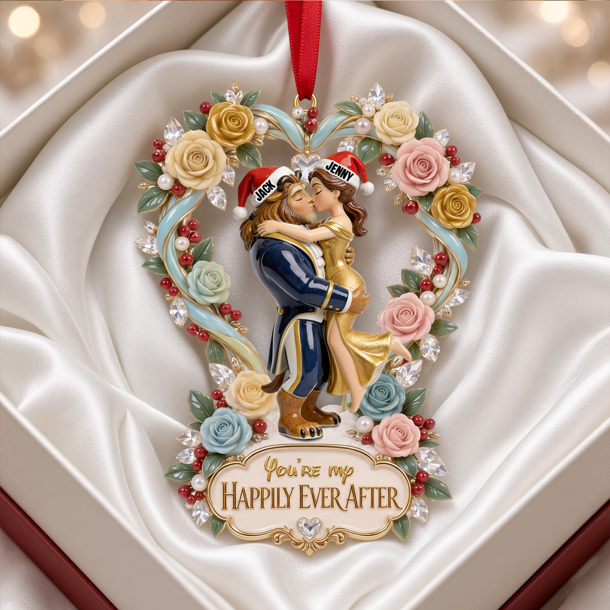 You're My Happily Ever After Christmas Ornament - Personalized Gifts for Couples