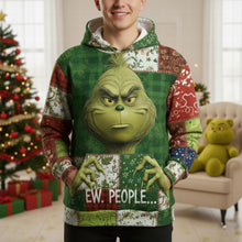 Load image into Gallery viewer, EW, PEOPLE... - Green Monster 3D Hoodie for Personalized Christmas Gifts AOP Products PopCulturePrints
