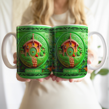 Load image into Gallery viewer, Personalized Fantasy Adventure Coffee Mug - Custom Hobbit House Design
