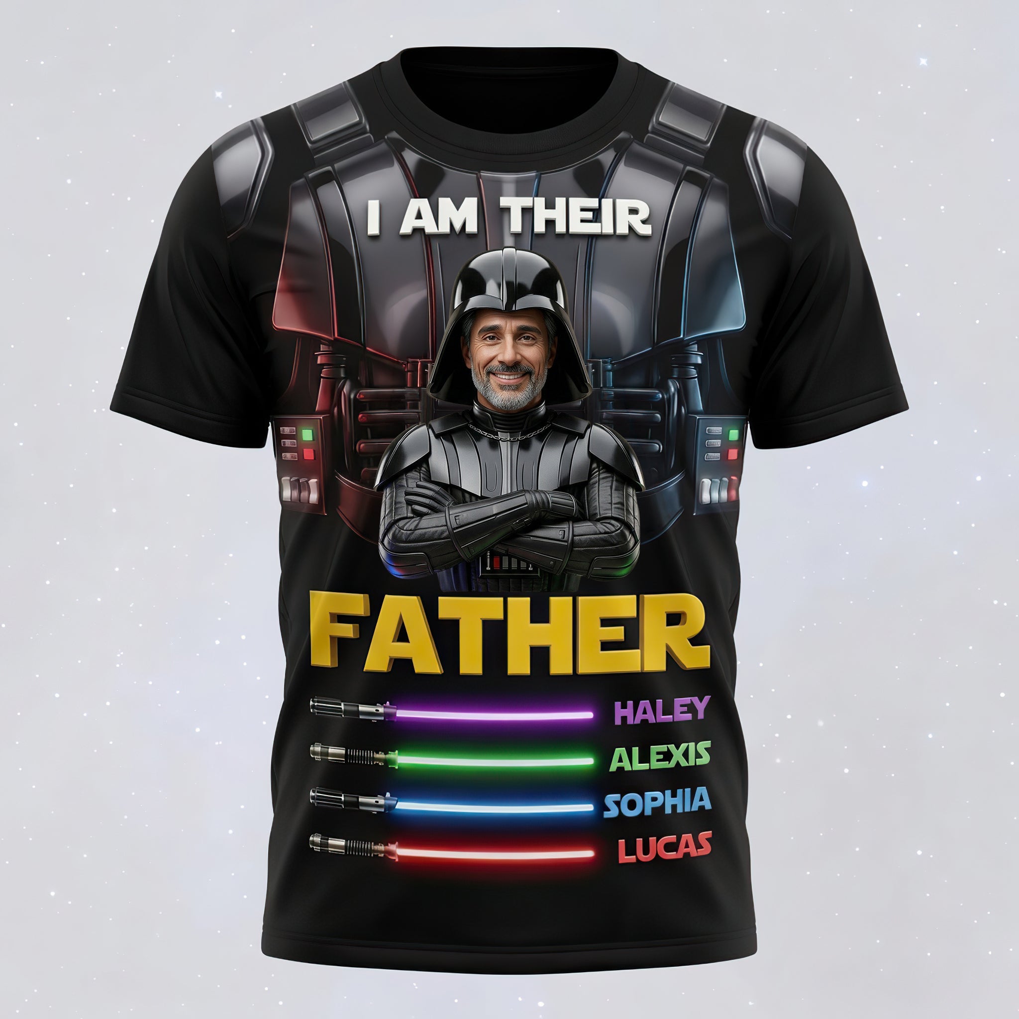 I Am Their Father - Personalized 3D Shirt for Dads AOP Products PopCulturePrints