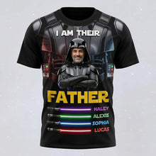 Load image into Gallery viewer, I Am Their Father - Personalized 3D Shirt for Dads AOP Products PopCulturePrints
