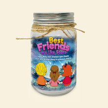 Load image into Gallery viewer, Personalized Best Friends Mason Jar Light Drink Jar PopCulturePrints
