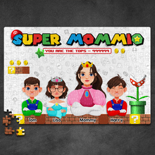Load image into Gallery viewer, You&#39;re the Tops! - Personalized Mom Jigsaw Puzzle - Perfect Gift for Moms and Grandmas Jigsaw Puzzles PopCulturePrints
