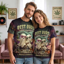 Load image into Gallery viewer, Funny Ghost Soulmates Shirt - Personalized Halloween Gifts For Couple 04toti140826 AOP Products PopCulturePrints
