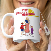 Load image into Gallery viewer, Custom Pirate Mom Coffee Mug - Personalized Gift for Mother&#39;s Day Coffee Mug PopCulturePrints

