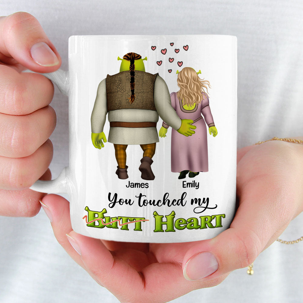 Personalized Shrek-Inspired Couple Mug | Unique Couple Gift | Valentine's Day Gifts Coffee Mug PopCulturePrints