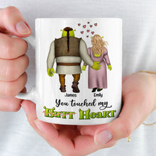 Load image into Gallery viewer, Personalized Shrek-Inspired Couple Mug | Unique Couple Gift | Valentine&#39;s Day Gifts Coffee Mug PopCulturePrints
