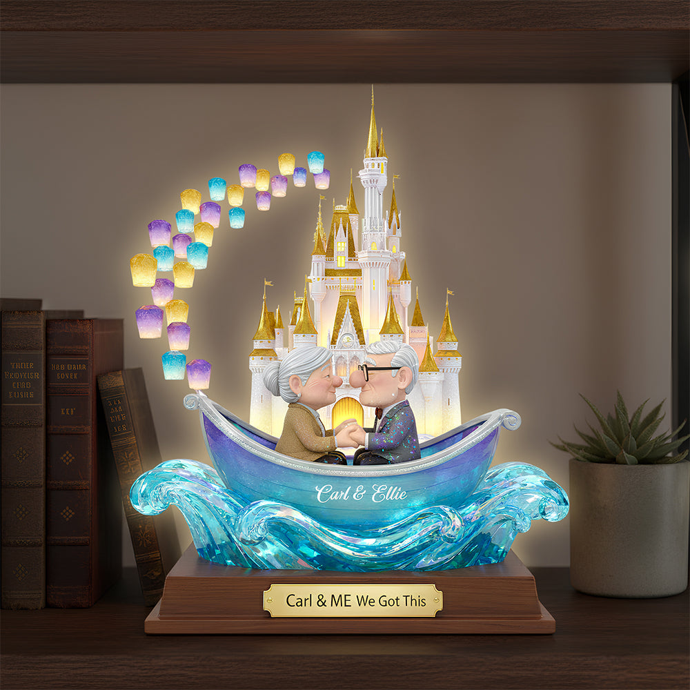 You & Me, We Got This - Romantic Castle Light Box Personalized Gift for Couples Light Box PopCulturePrints