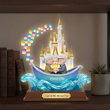 Load image into Gallery viewer, You &amp; Me, We Got This - Romantic Castle Light Box Personalized Gift for Couples Light Box PopCulturePrints
