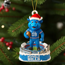 Load image into Gallery viewer, Celebrate Football Spirit with this Personalized Stadium Christmas Ornament - A Unique Gift for Football Enthusiasts! Ornament PopCulturePrints

