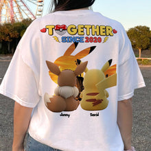 Load image into Gallery viewer, Together Since 2020 - Personalized Couple Shirt Shirts PopCulturePrints
