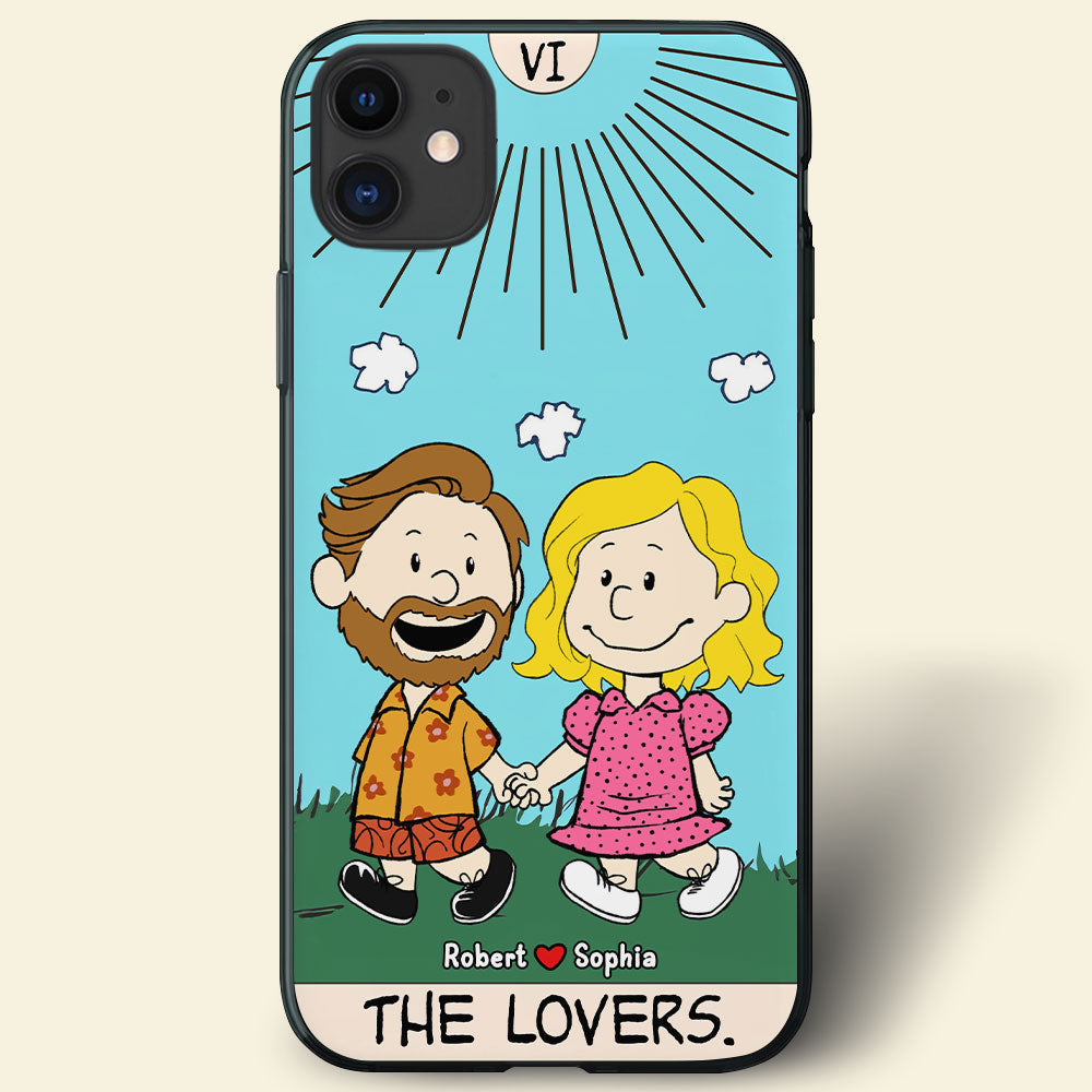 Personalized Cartoon Couple Phone Case - The Lovers