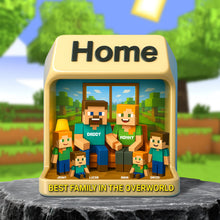 Load image into Gallery viewer, Best Home In The World: Personalized Family Plaque - Custom Gift for Loved Ones Shaped Plaques PopCulturePrints
