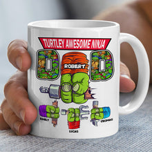 Load image into Gallery viewer, Custom Ninja Dad Coffee Mug - Personalized Gift for Fathers Coffee Mug PopCulturePrints
